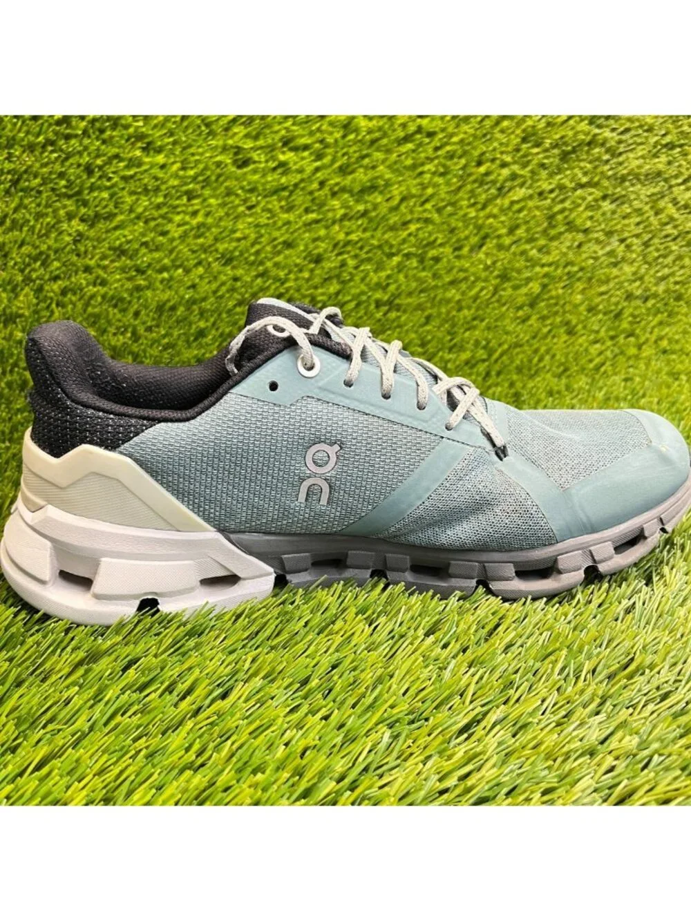 On Cloudflyer Waterproof Womens Size 9 Blue Athletic Running Shoes Sneakers